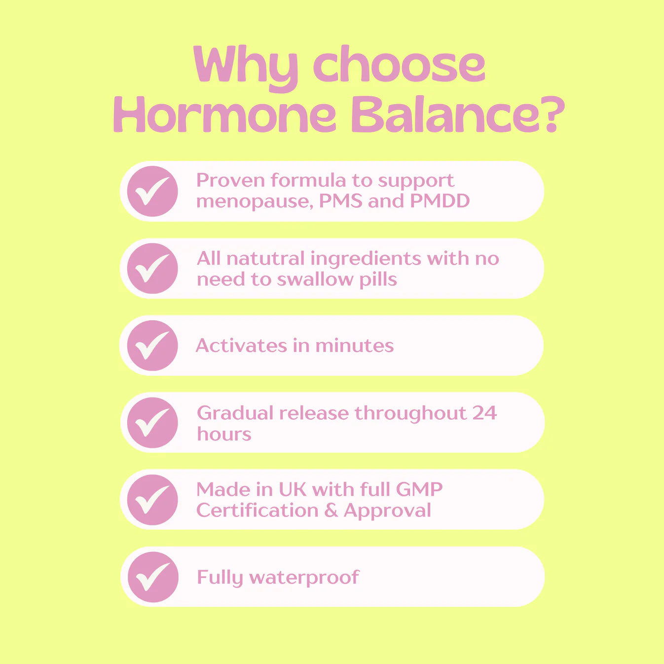 Hormone Balance (Hormonal Support Patch)