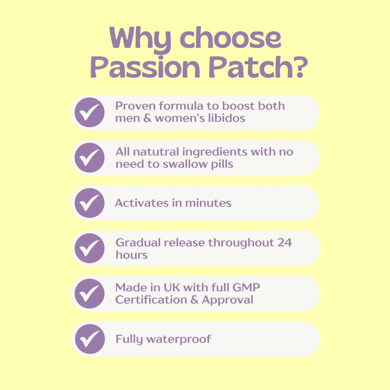 Passion Patch (Intimate Wellness Patch)