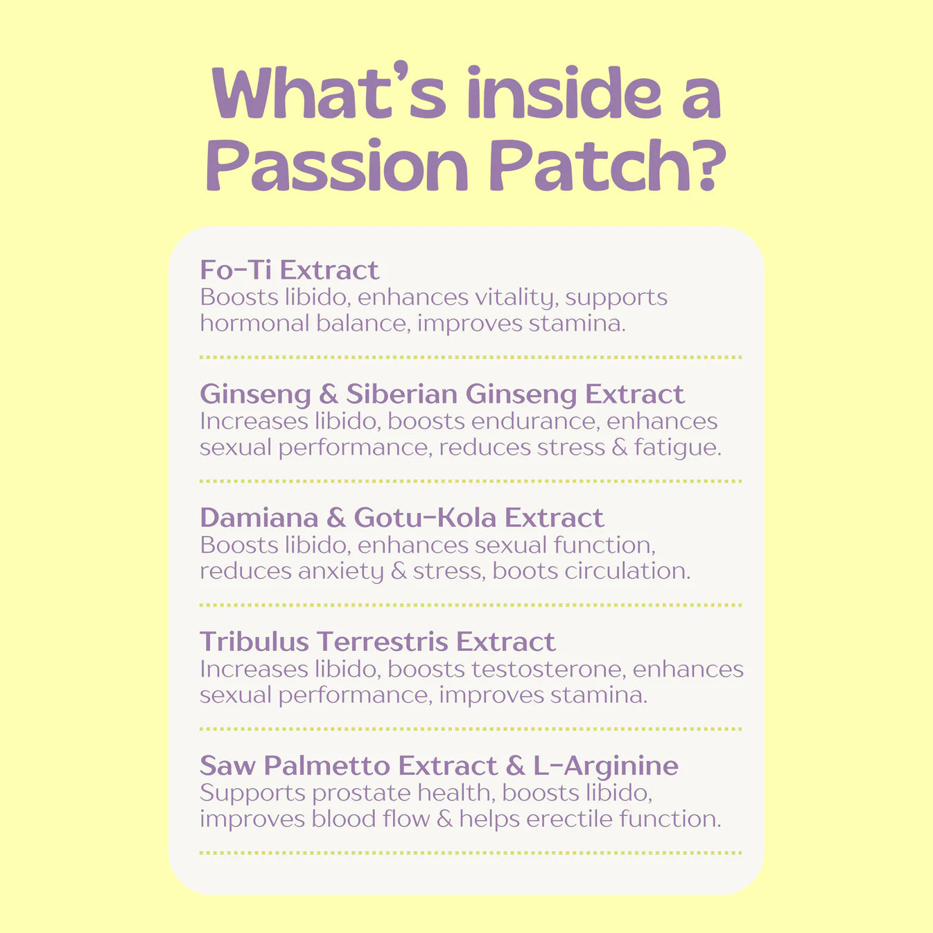 Passion Patch (Intimate Wellness Patch)
